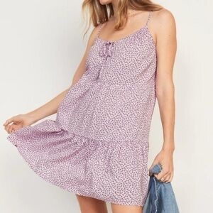 Old Navy Cami Swing Tiered Baby Doll Dress